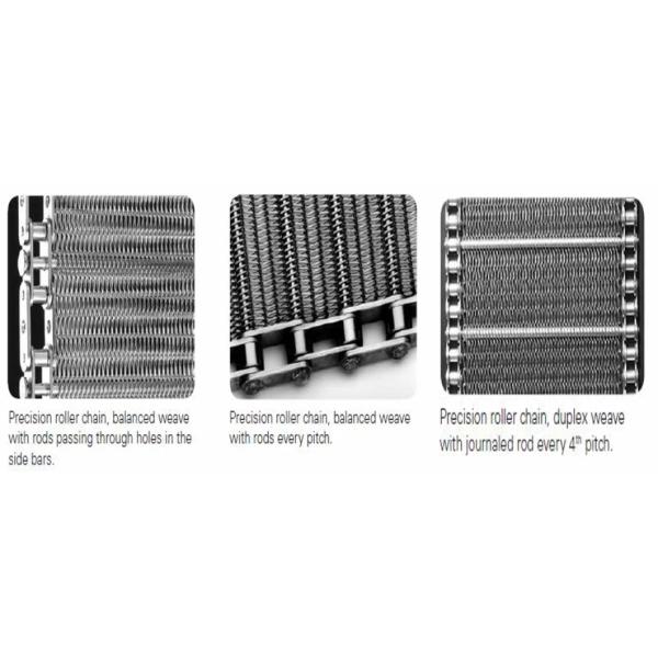 Stainless Steel Plain Weave Metal Mesh Belt For Food Freezering Processing