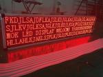 Energy - saving Message Text Dual Tri Color Scrolling Traffic LED Sign P10mm on