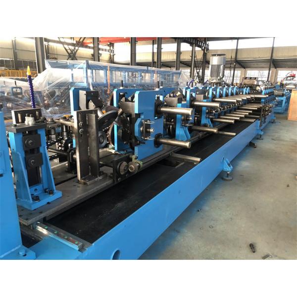 3.5mm CZ Sigma Purlin Roll Forming Machine Interchargeable With 3units Punching Stations