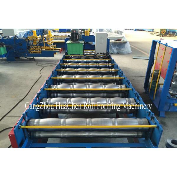 Double Press Glazed Step Tile Roll Forming Machine With 16 Forming Station