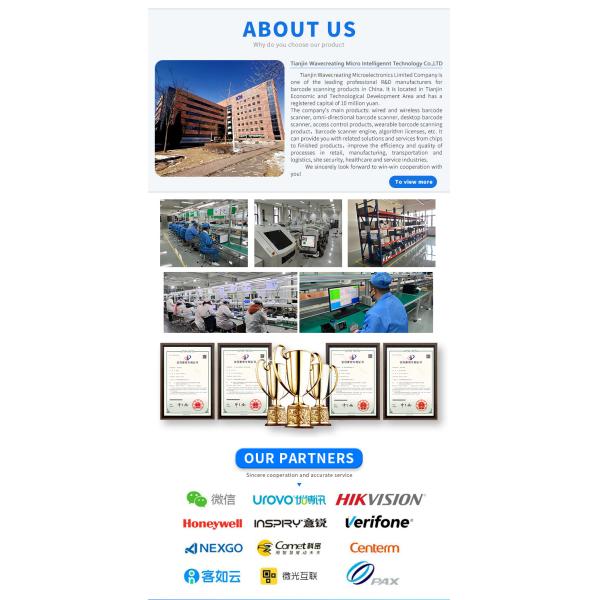 A Auto Scan 1d Scanner Handheld 2D QR Scanner Small Paper Film Reader Alipay Barcode Scanner