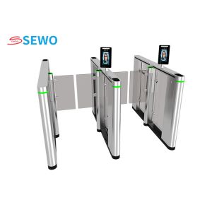 Buy cheap High Speed Pedestrian Turnstile Gate , Fingerprint Turnstile With Facial from wholesalers