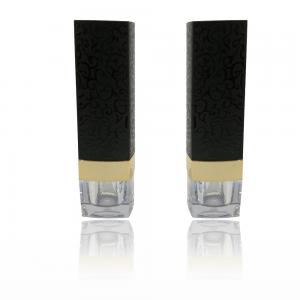 China Beautiful Black Empty Lipstick Packaging Tube 21*72.7mm Private Logo on sale