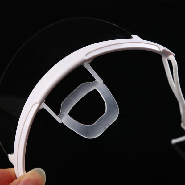 Fog Proof Ergonomic ABS PET Transparent Mouth Cover