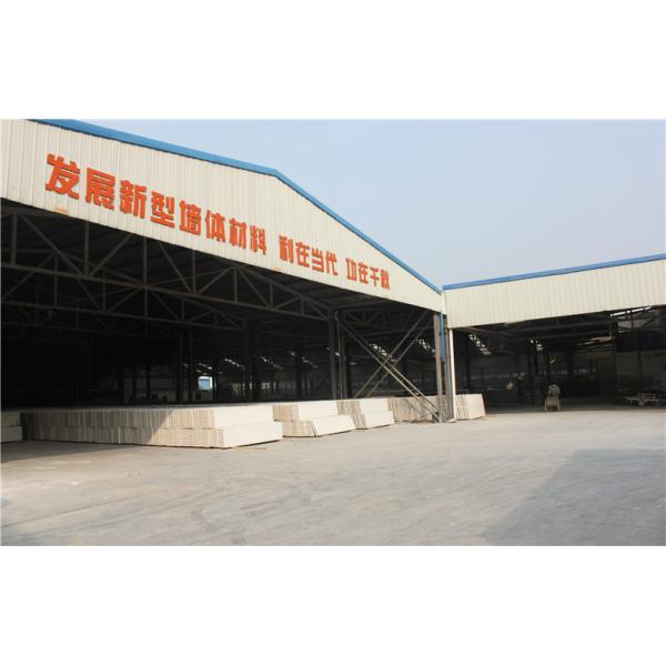 MgO / Fiber Hollow Core Lightweight Concrete Wall Panel , Moisture Resistant