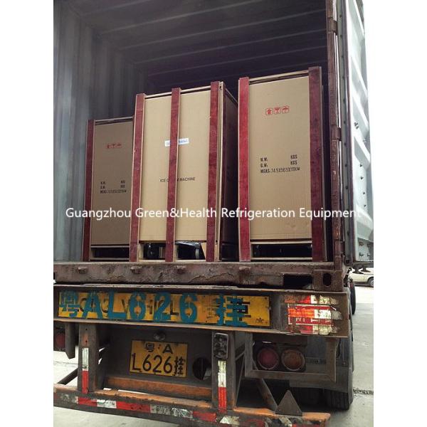 Commercial Soft Sever Ice Cream Making Machines With 1 / 3 Favors 60 / 50Hz