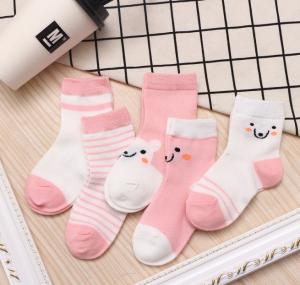 Buy cheap Eco Friendly Kids Tube Socks , Kids Striped Socks Cotton White Asian Teen School Boy Socks product