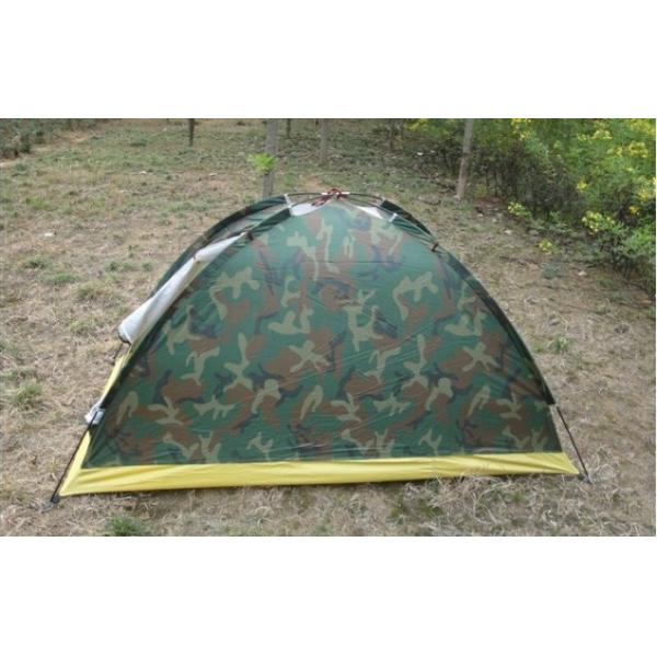 Single Person One Door Camouflage Travel Dome Tent Army Color Camping Tent(HT6009)