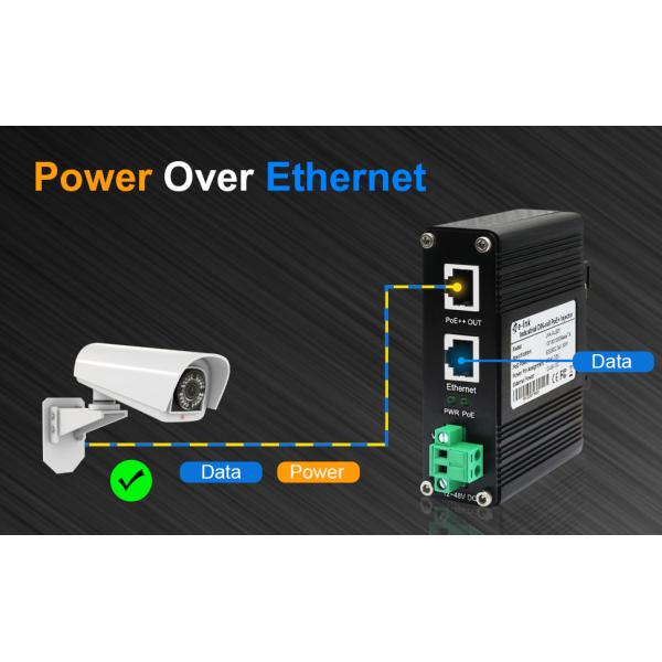 Industrial Gigabit 95W 802.3bt PoE++ Injector (12~48VDC)
