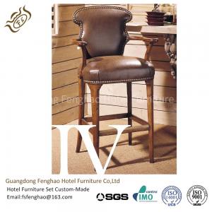 Buy cheap Stackable Wooden Tall Hotel Bar Stools High End Contemporary Counter Stools product