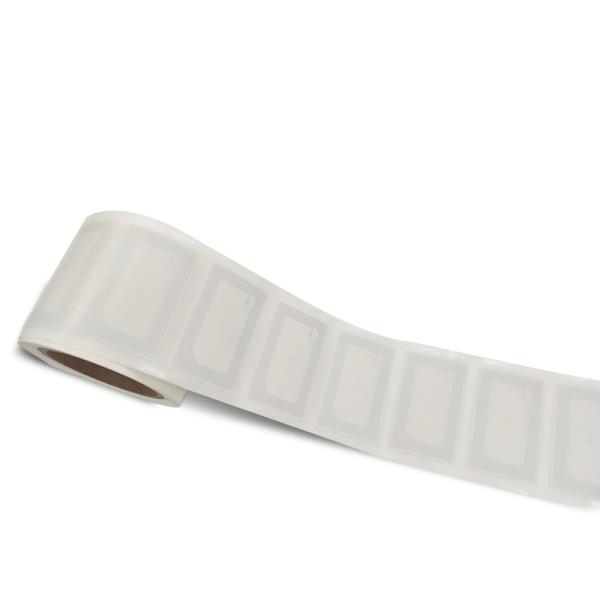 High Frequency RFID HF Tag Domestic Rfid Book Labels 80X50mm