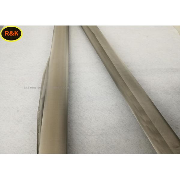 100% Polyester 140 Micron Screen Stainless Steel Mesh Fabric High Air Permeability