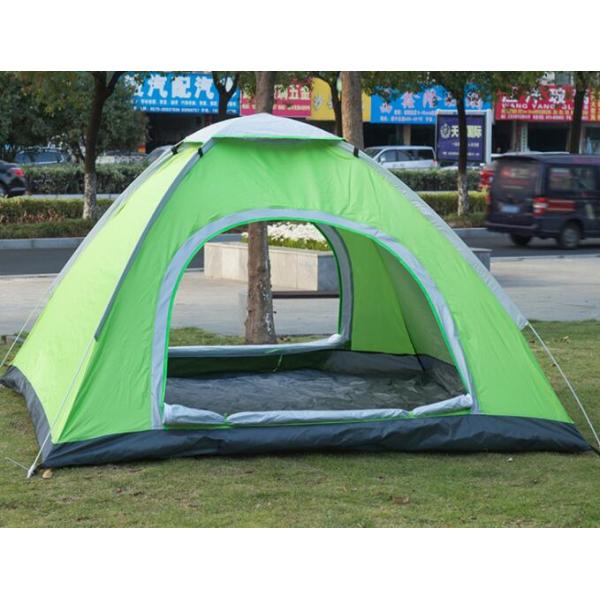 3 to 4 Person Single Layer 2 Doors Camping Tent Easy Set Up Camping Tent(HT6053)