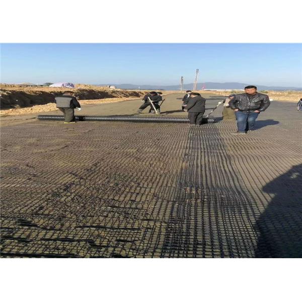 60kn Biaxial Glass Fiber Geogrid For Soil Reinforcement