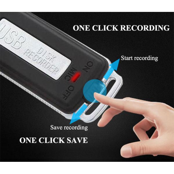 Professional Portable USB Recording Device One-Key Recording Flash Drive With Digital Audio Formats MP3 WAV REC