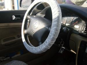 Buy cheap steering wheel cover, car seat cover, disposable cover, pe car foot mat, gear cover, auto, Protective automobile product product