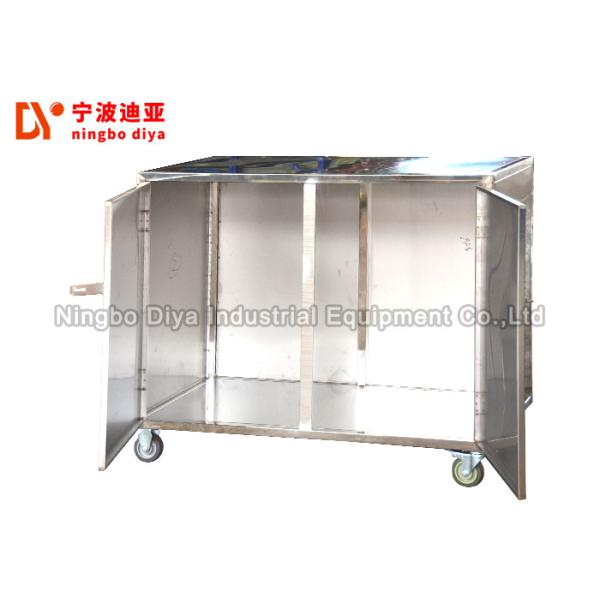 Warehouse Cart Mobile Work Box , Stainless Steel Working Container
