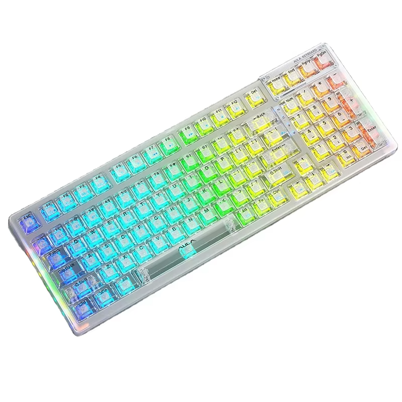 Magnetic Axis Mechanical Keyboard with N-Key Rollover Mac Compatibility and Durable ABS Keycaps