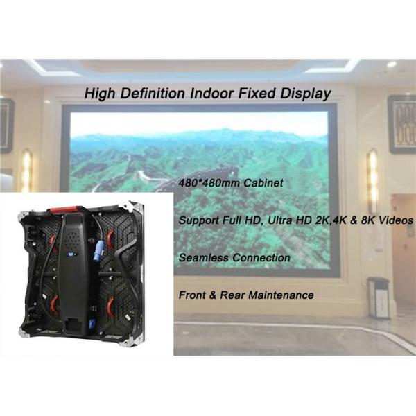 Indoor Fixed LED Display P2.5 Nationstar LED Screen Die Casting Aluminum Durable Panel with Magnet