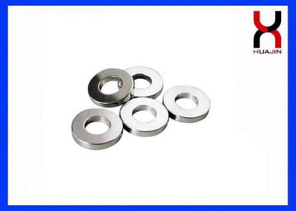 Quality Neodymium Ring Shaped Magnet Strong Permanent Type SGS / ROHS Certified For Speaker for sale