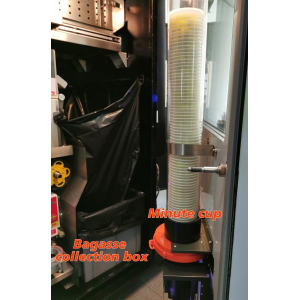 Fruit Combo Vending Machine Bill Coin Operated Fresh Sugar Cane Machine