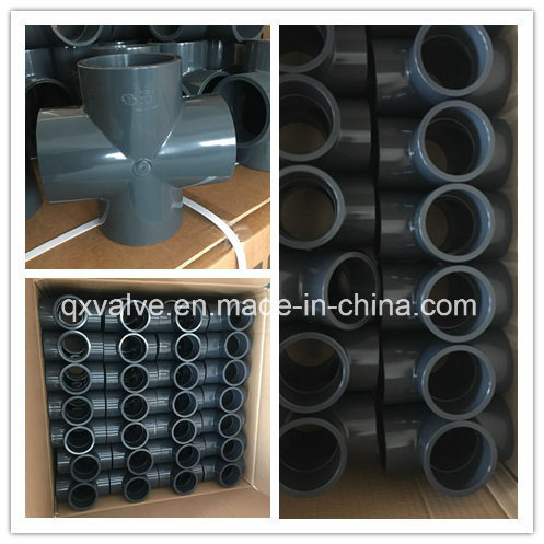 100% Material QX28 UPVC Reducer Size From 3/4" to 10" Pn16 QX28 Sch80 ASTM Standard