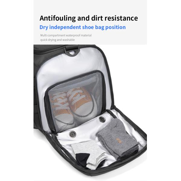 Customization Travel Duffle Bag Multi Function Rich Compartment