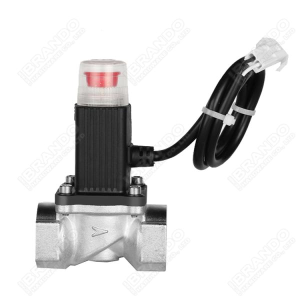 Manual Adjustable Flow Control Natural Gas Solenoid Valve 1/4'' 12V 24V DC