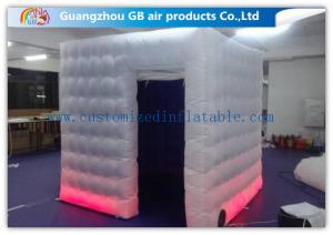 Buy cheap Colored Customized Inflatable Led Photo Booth Enclosure Rental With Internal Blower product