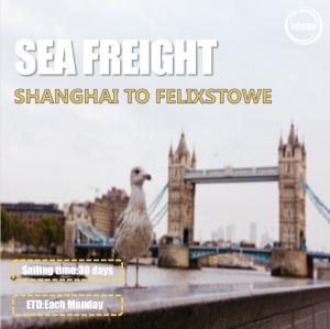 Buy cheap EMC YML Liner International Sea Freight Logistics  From Shanghai To Felixstowe UK product