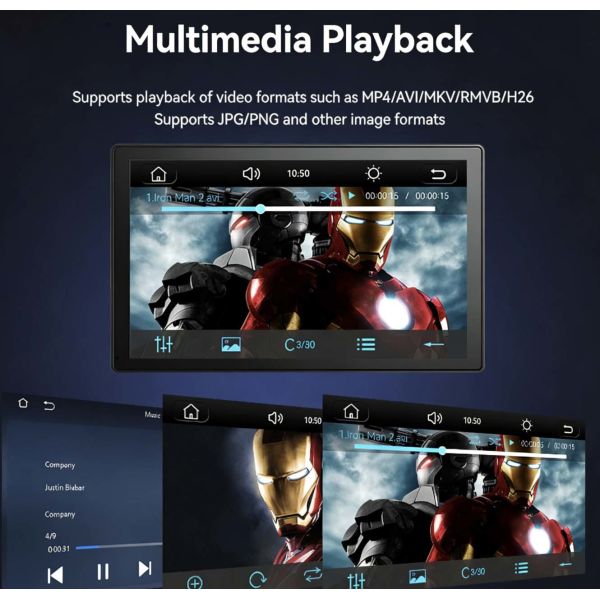 9 Inch Universal Car Audio System Smart Touch Screen Wireless Carplay Android Auto With Radio