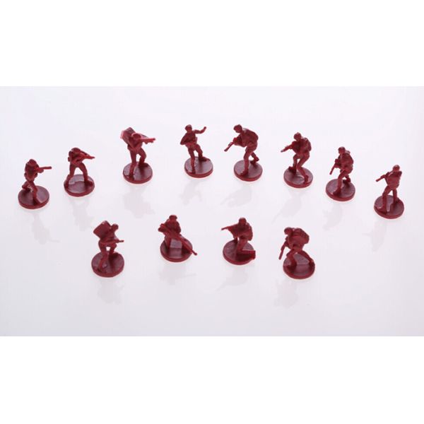 Customize Orange Plastic Figure Collection For Tabletop Gaming Sandbox Play