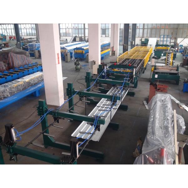 Thin Type Roof Panel Roll Forming Machine , Corrugated Sheet Making Machine Normal Speed