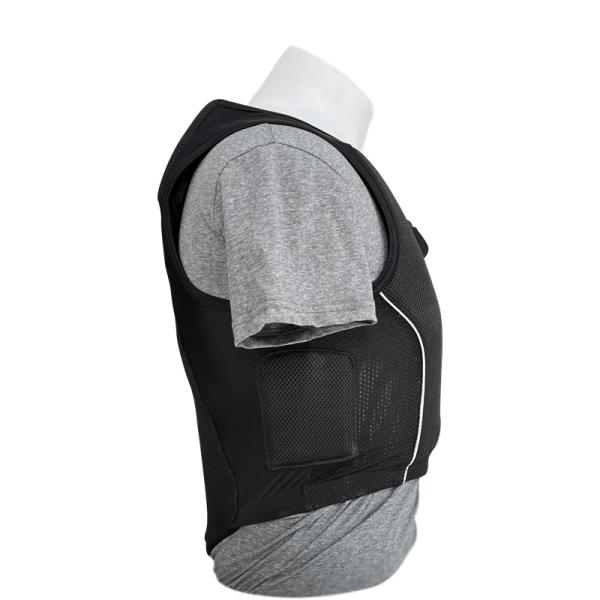 CE-Certified Unisex Body Vest for Horse-Riding Cushioned and Breathable 1kg Black