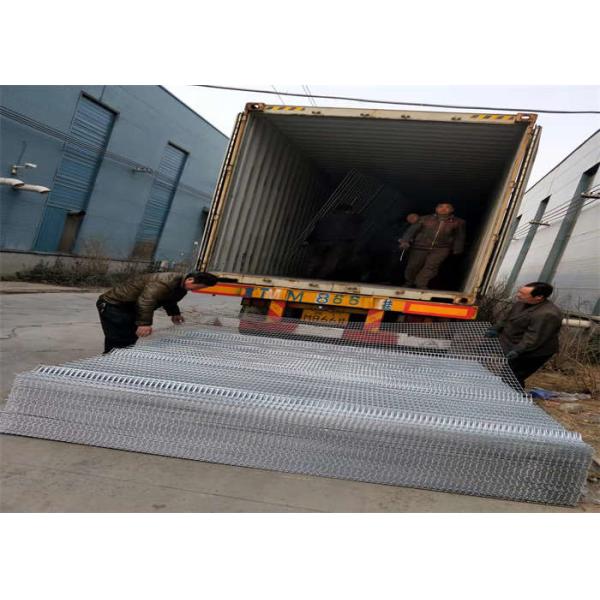 Pvc Coated Flat 3.0mm Welded Wire Mesh Fence 25X75mm For Fencing