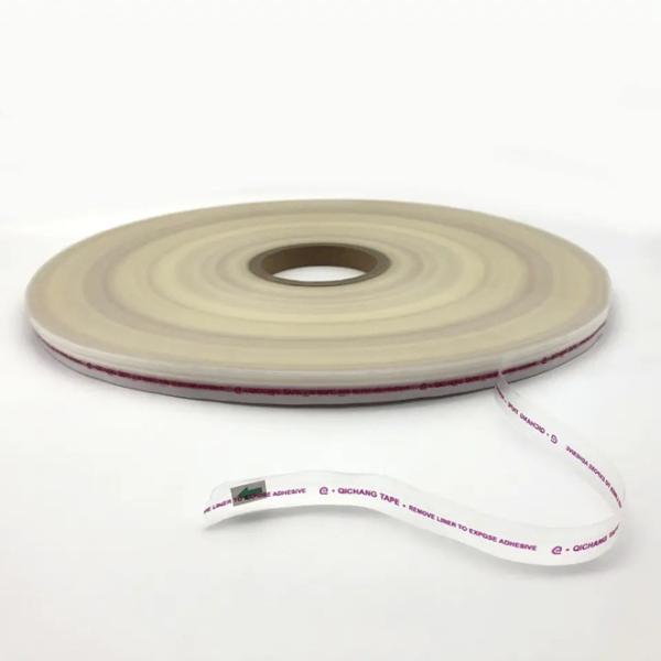 Glassine Double Sided Hdpe Film Release Liner Removable Resealable Bag Sealing Tape with High Quality