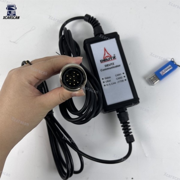 For DEUTZ DECOM Diagnostic Tool for Deutz Serdia instead HSlight II Interface Key Dongle EMR 2/3/4 Diagnostic & Programming Tool
