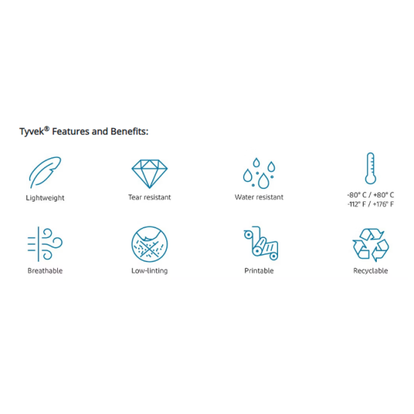 Durable Tyvek Sterilization Bags With Easy Peel Good Microbial Barrier