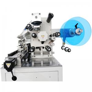 Buy cheap Automatic Power Cord Cable Labeling Machine with Motor Core Components Label Wrapping product