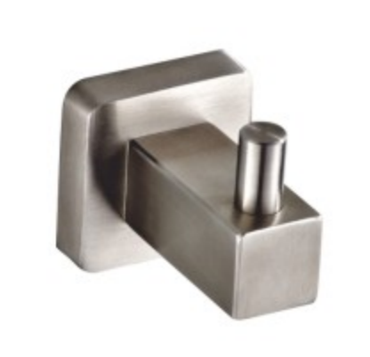 Single Robe hook&Clothing Hook&Hanging Hook83401 (8153)-Square &Stainless steel304&Brush&Bathroom Accessory&Sanitary
