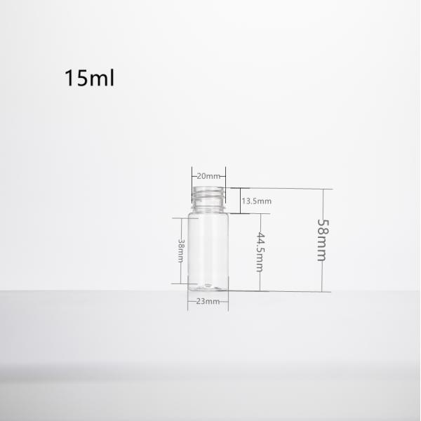 Flip Cap Empty Plastic Bottle Container With Clamshell Travel Small