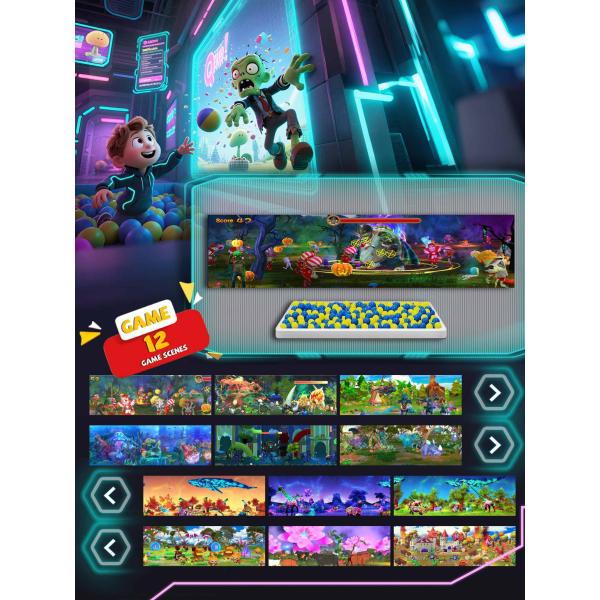 Advanced Motion Tracking Immersive Large Screen Wall Projection games For Parks