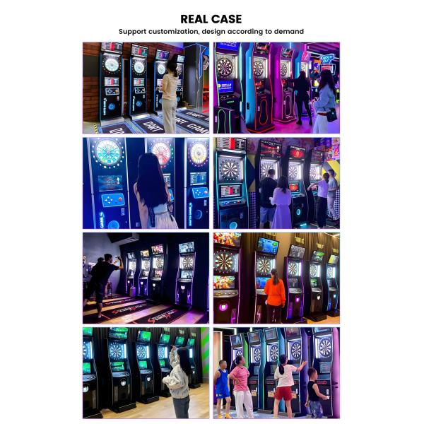 Coin Operated Indoor Commercial Arcade Machine Soft Tip Darts Machine