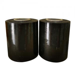 China Black LDPE Pallet Stretch Film Low Density Polyethylene Film Roll on sale