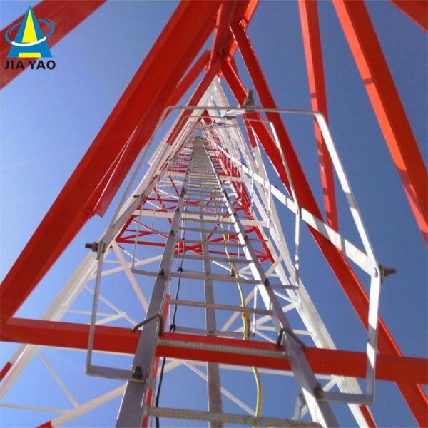 3 Leg Angular Cost Effective Steel Telecom Tower Low Installation Cost Long Service Life
