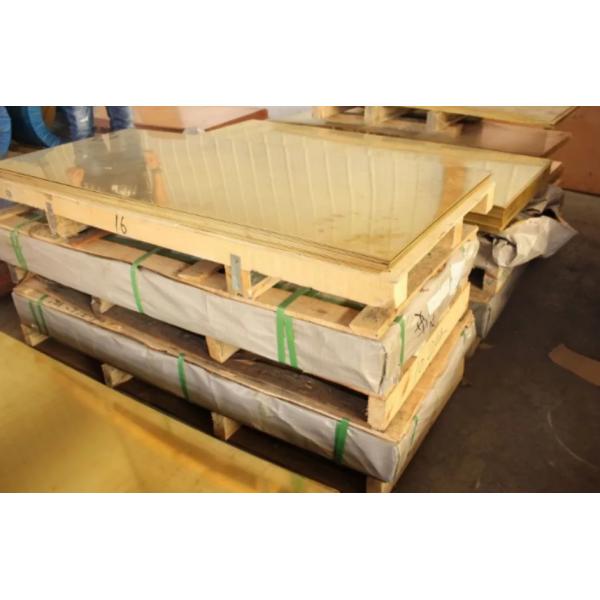 Standard export packaging for C38000 Brass Sheets