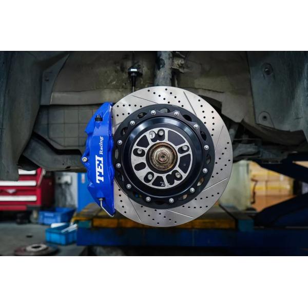 Front Big Brake Kit 4 Piston Caliper with 355x28mm rotor BBK auto brake system For JAC Refine S7 18 Inch car rim
