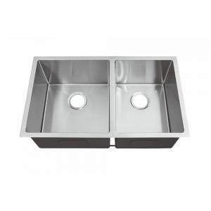 Buy cheap 32Lx19W Double Basin Farmhouse Sink , Rectangular Stainless Steel Undermount Sink product
