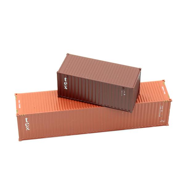1:87 HO scale railway shipping sea container for model train railroad landscape layout