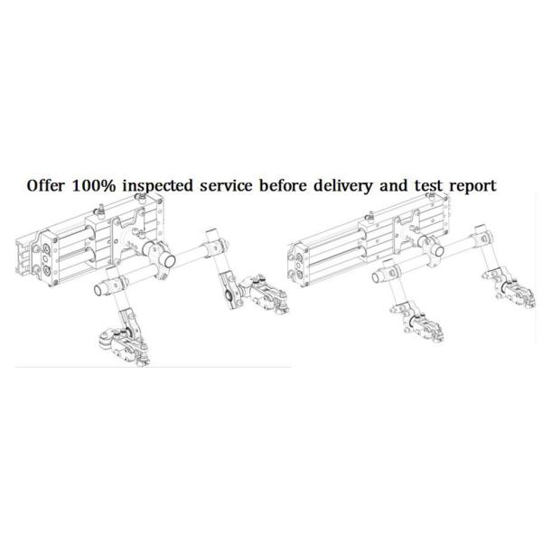 Angular Opening Pneumatic Press Grippers Modular Structure For Transfer Die System